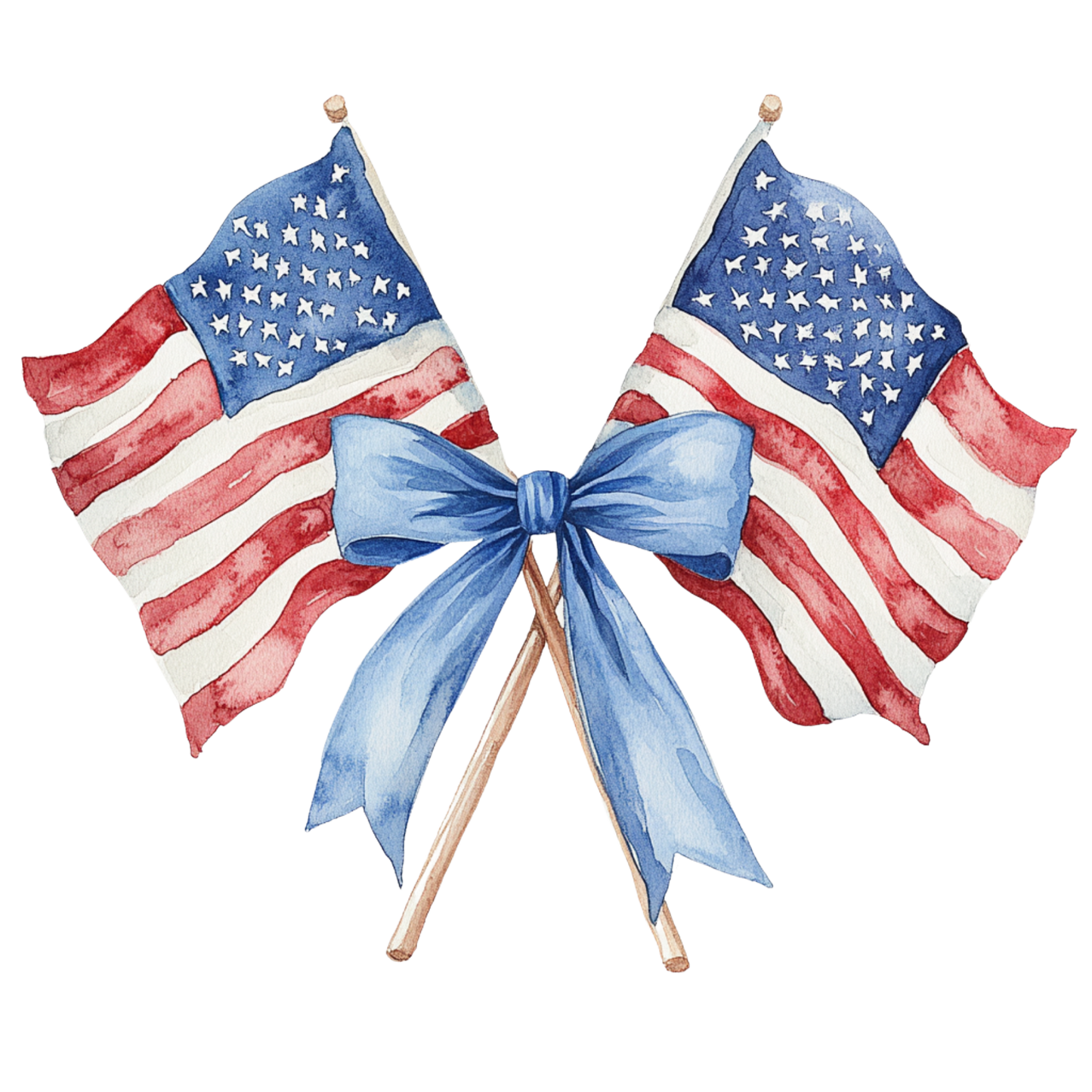 FLAGS AND BOW